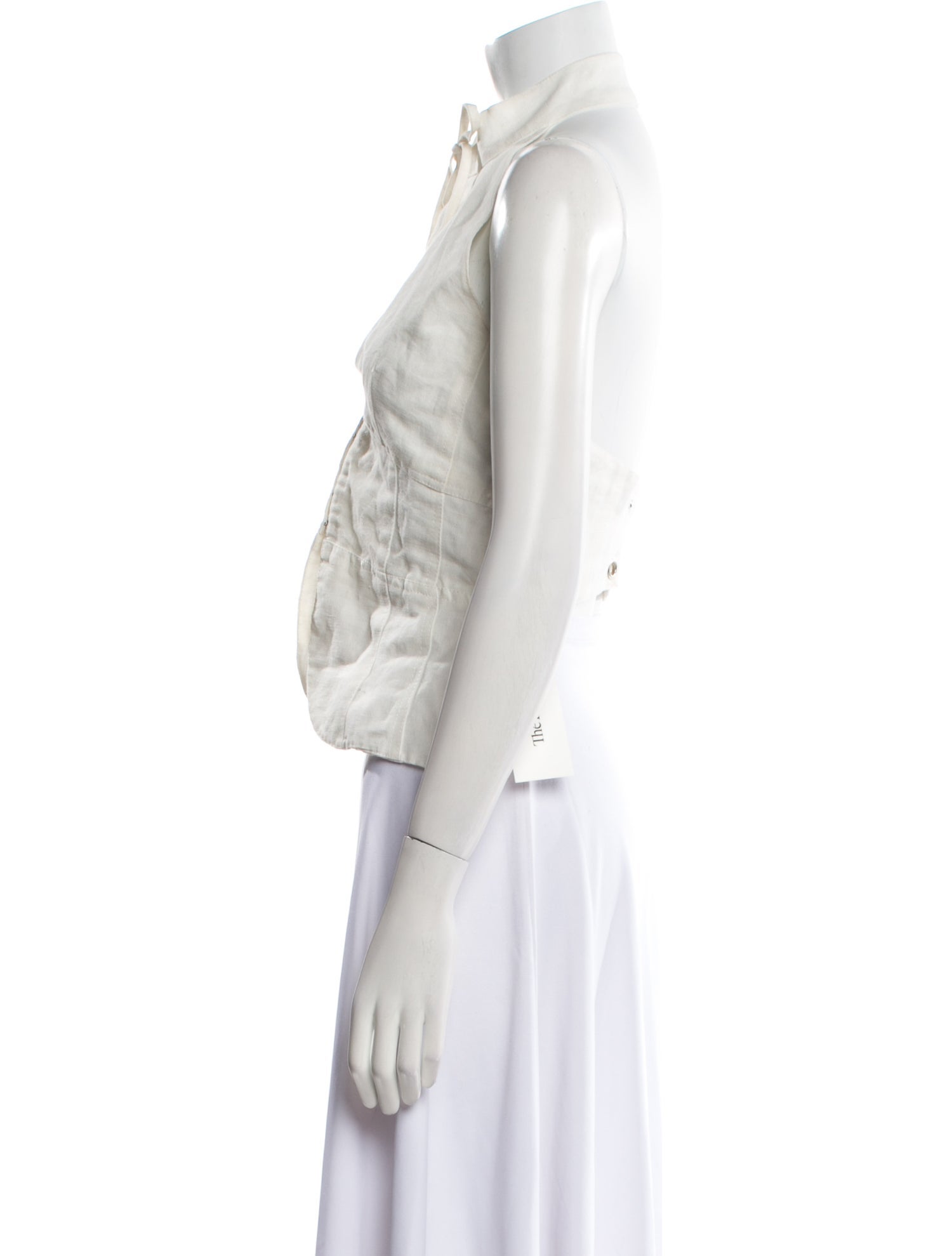 Gimaguas Tie Neck Sleeveless Crop Top