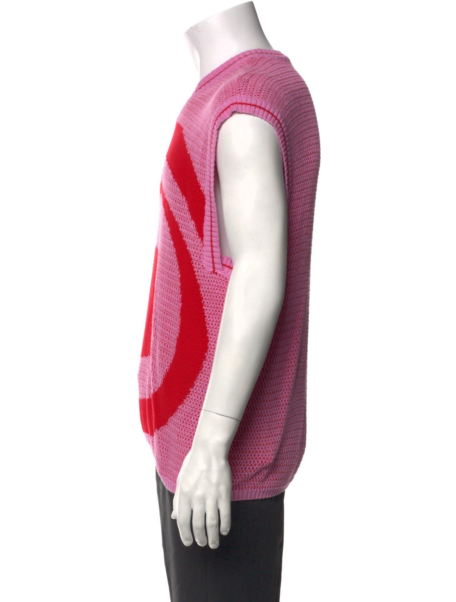 Gimaguas Graphic Print V-Neck Sweater Vest