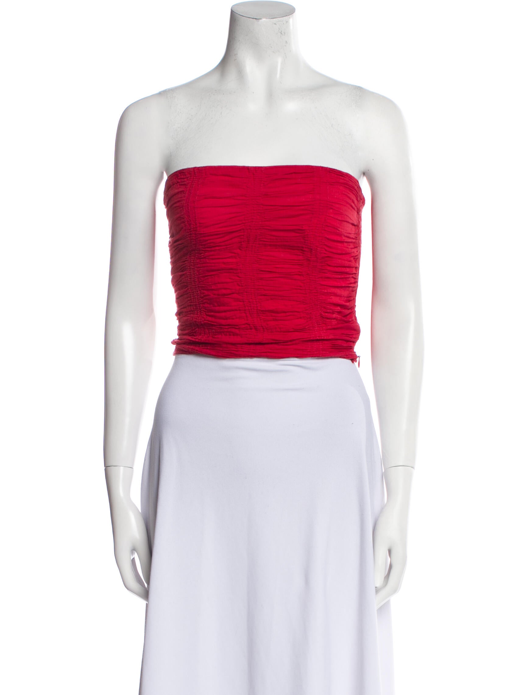 Gimaguas Strapless Crop Top