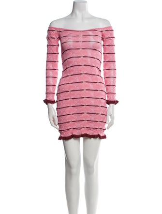 Gimaguas Striped Mini Dress