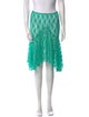 Gimaguas Lace Pattern Knee-Length Skirt