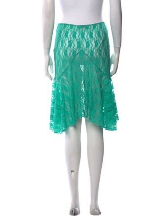 Gimaguas Lace Pattern Knee-Length Skirt