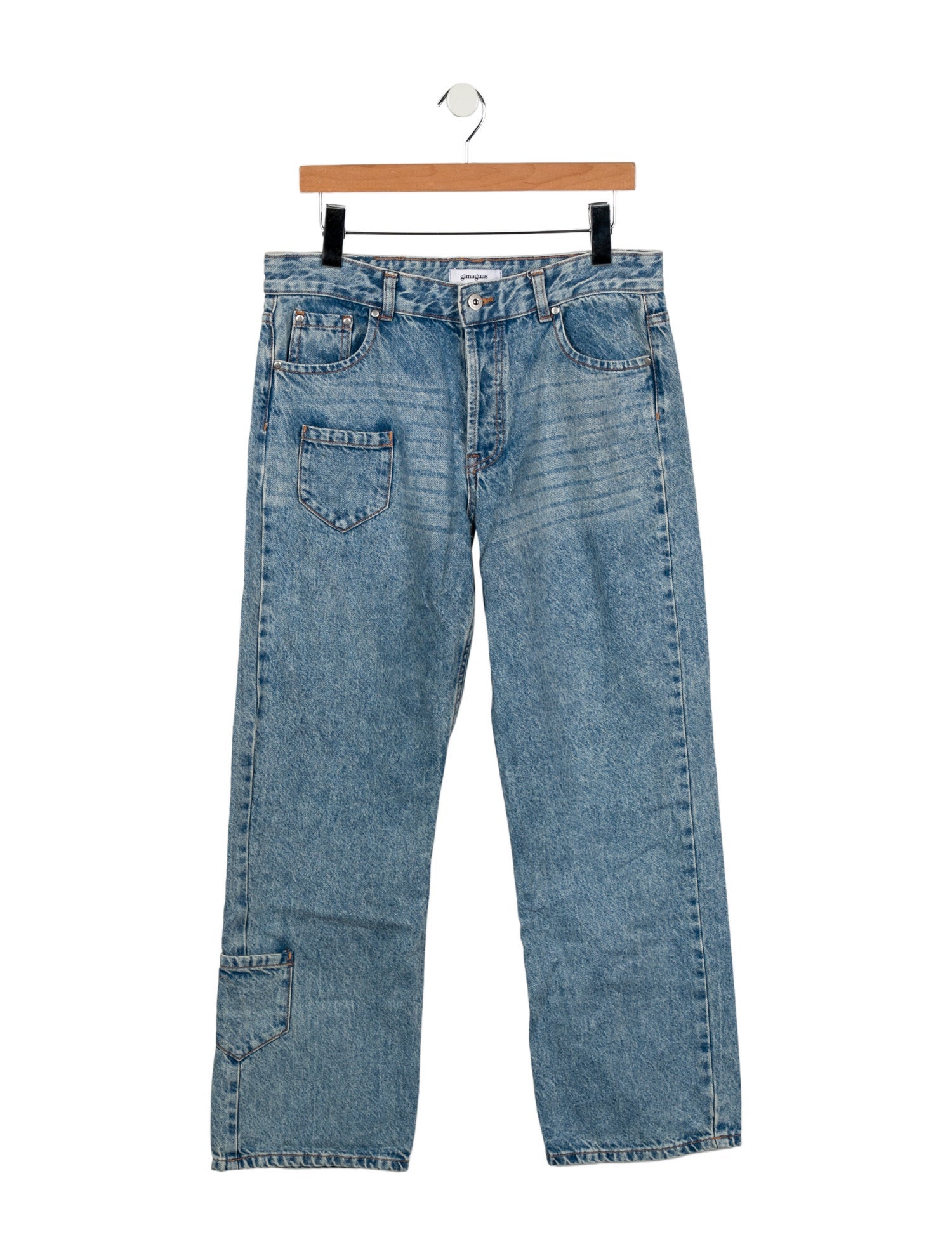 Gimaguas Mid-Rise Wide Leg Jeans