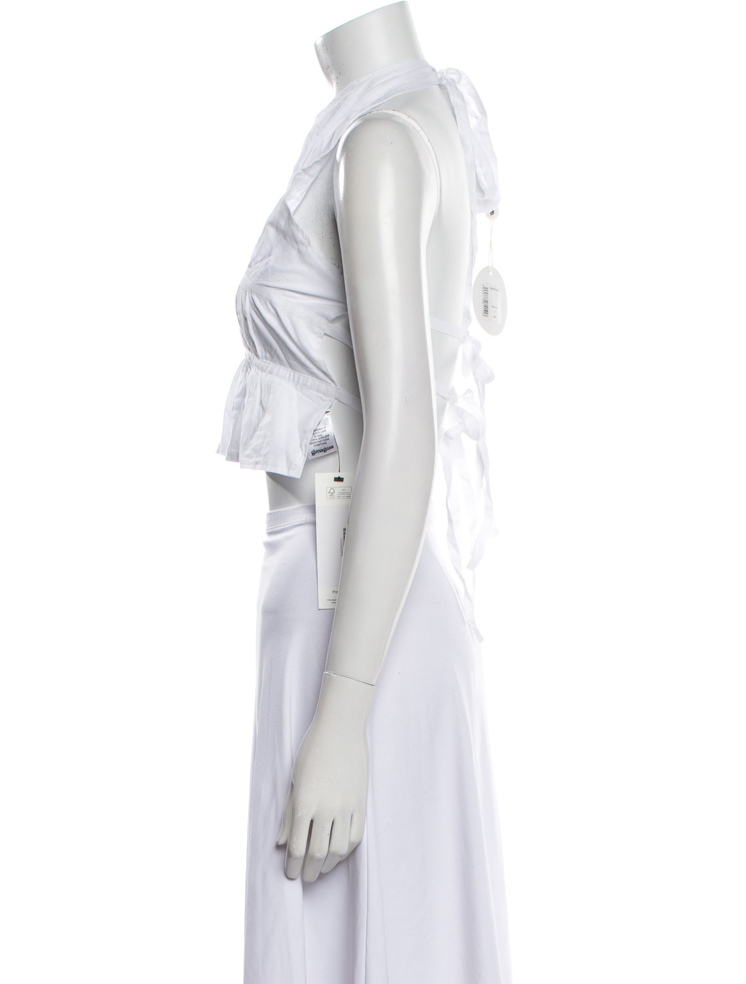 Gimaguas Halterneck Sleeveless Crop Top