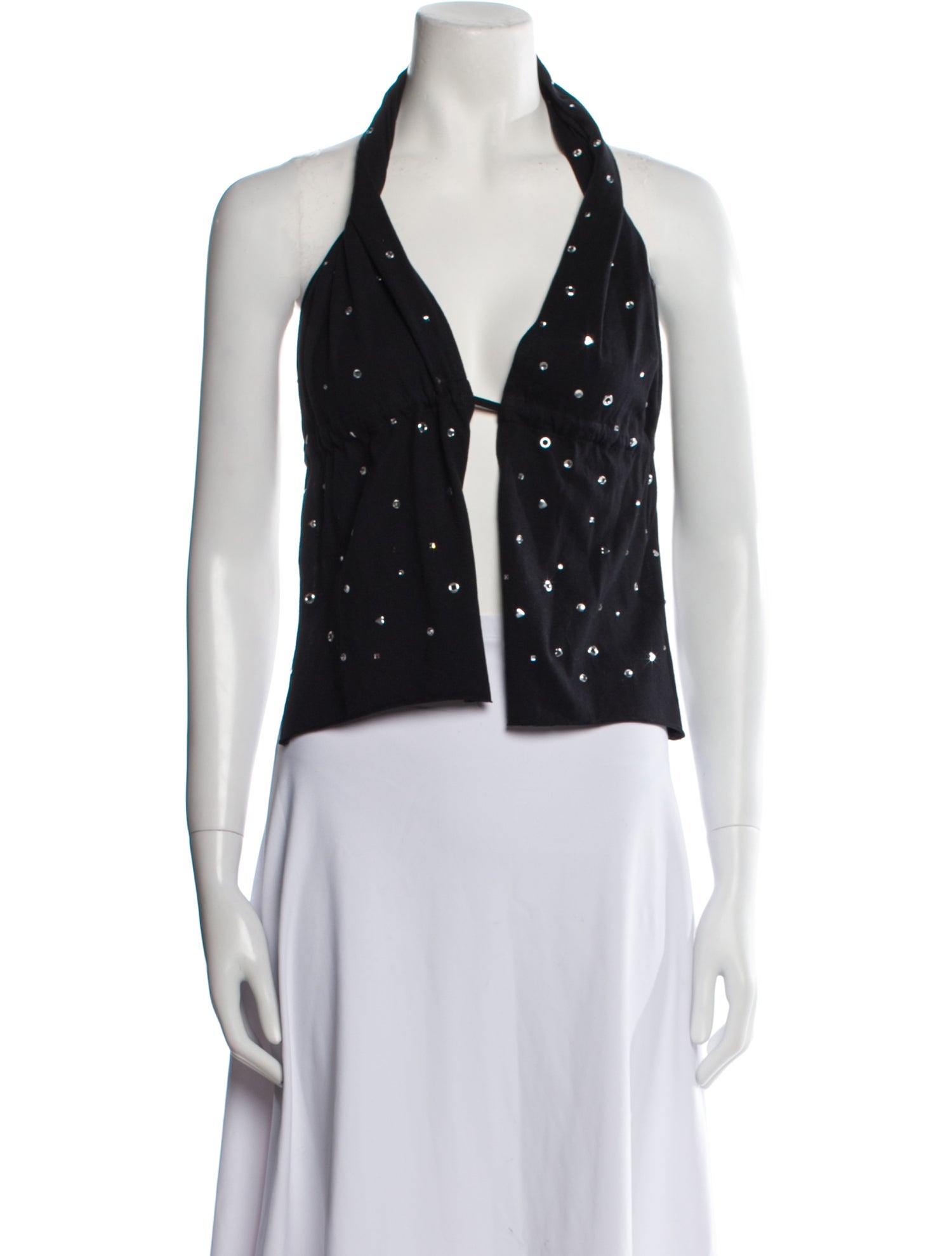 Gimaguas V-Neck Sleeveless Crop Top w/ Tags