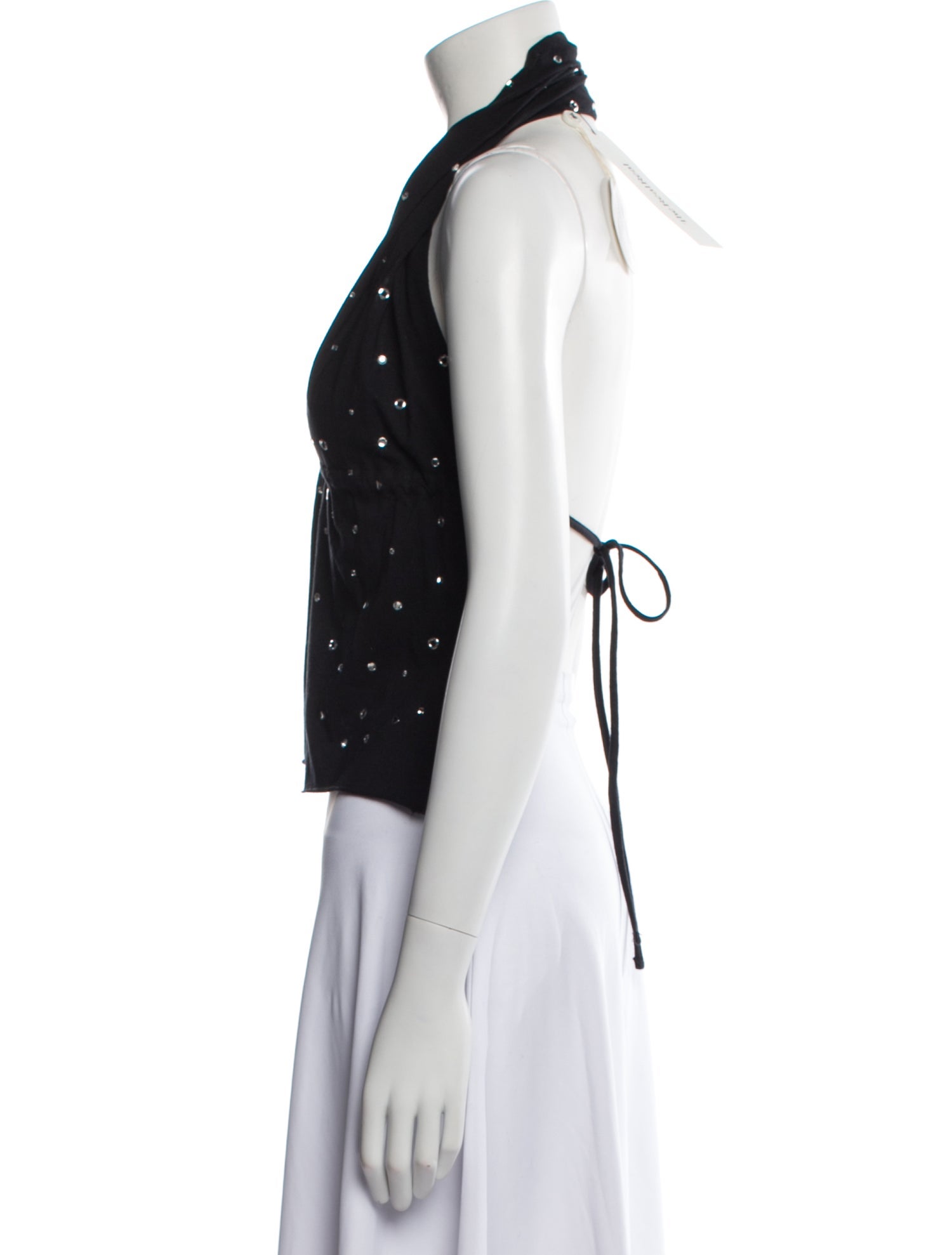 Gimaguas V-Neck Sleeveless Crop Top w/ Tags