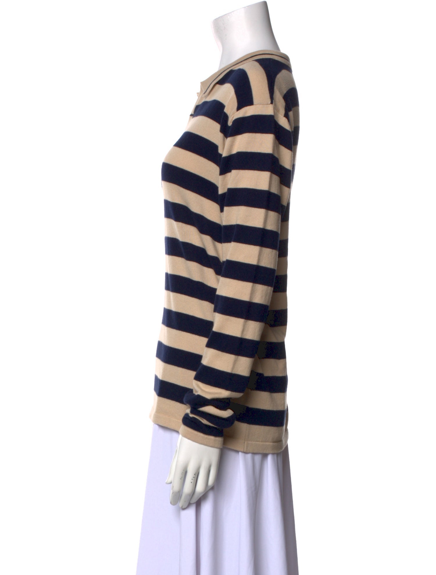 Gimaguas Striped V-Neck Sweater w/ Tags