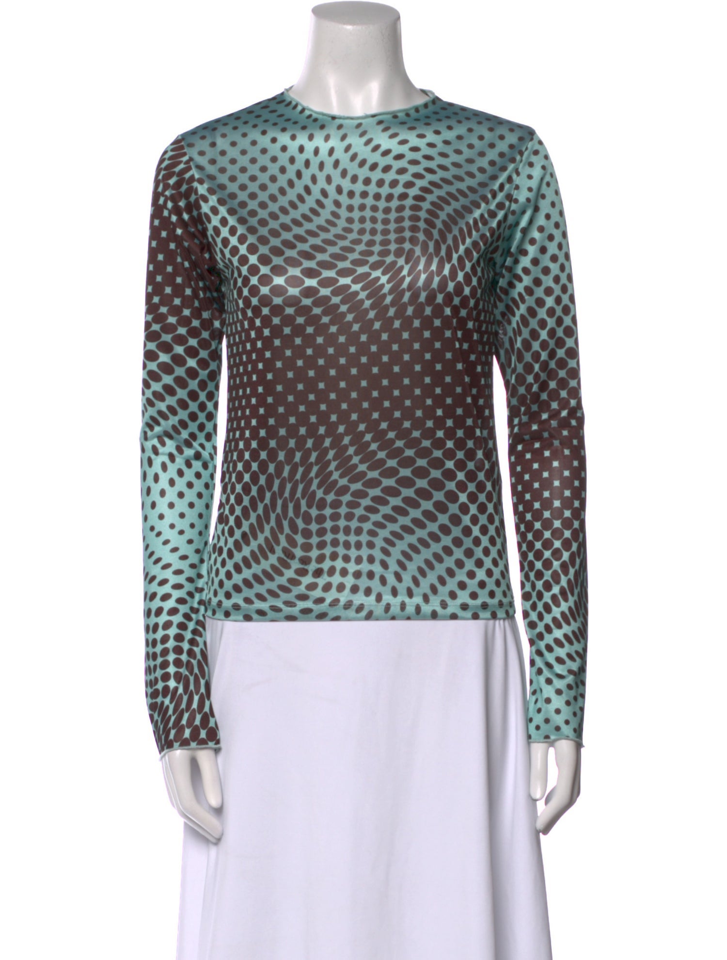 Gimaguas Printed Crew Neck Top