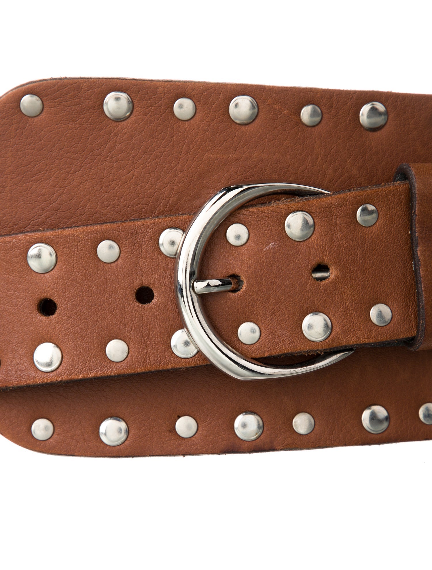 Gimaguas Wide Leather Waist Belt
