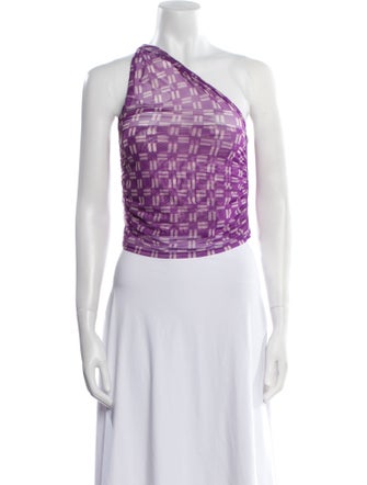 Gimaguas Wool Printed Crop Top