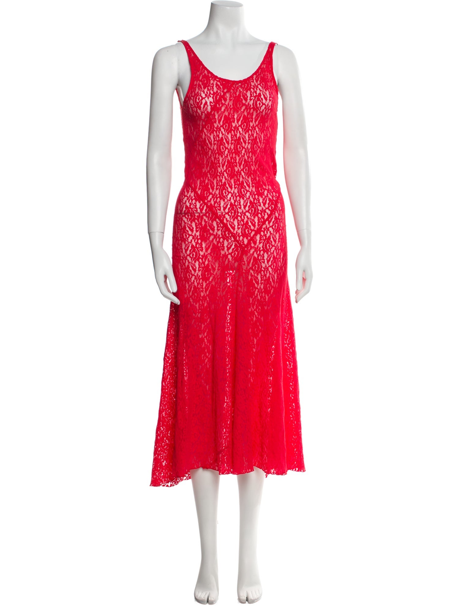 Gimaguas Lace Pattern Long Dress