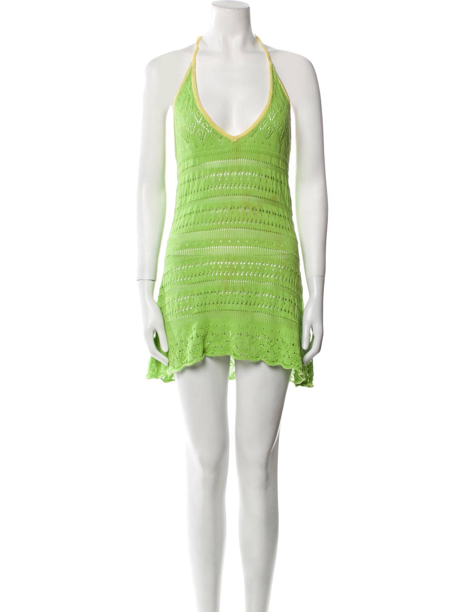 Gimaguas Halterneck Mini Dress