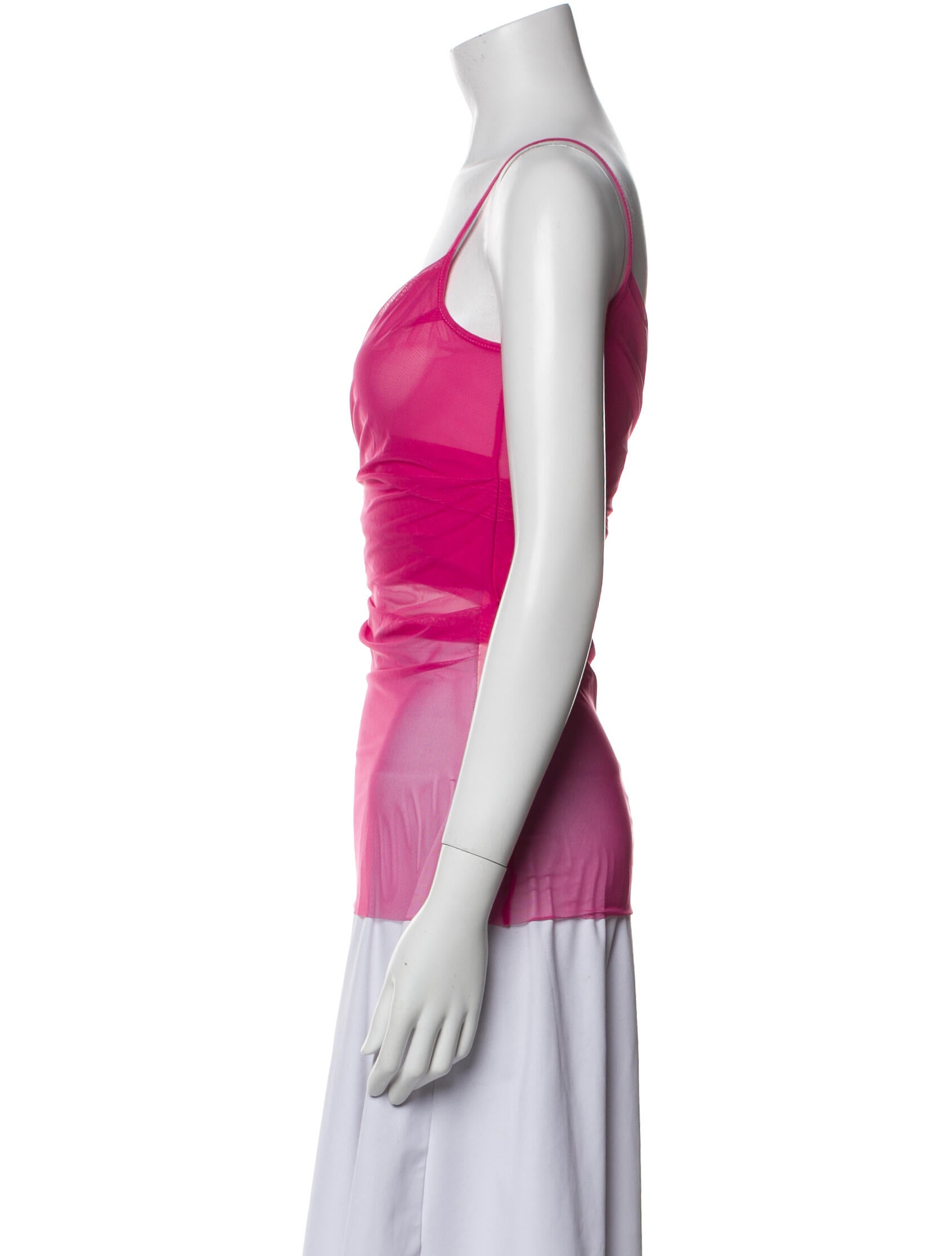 Gimaguas Nylon V-Neck Top