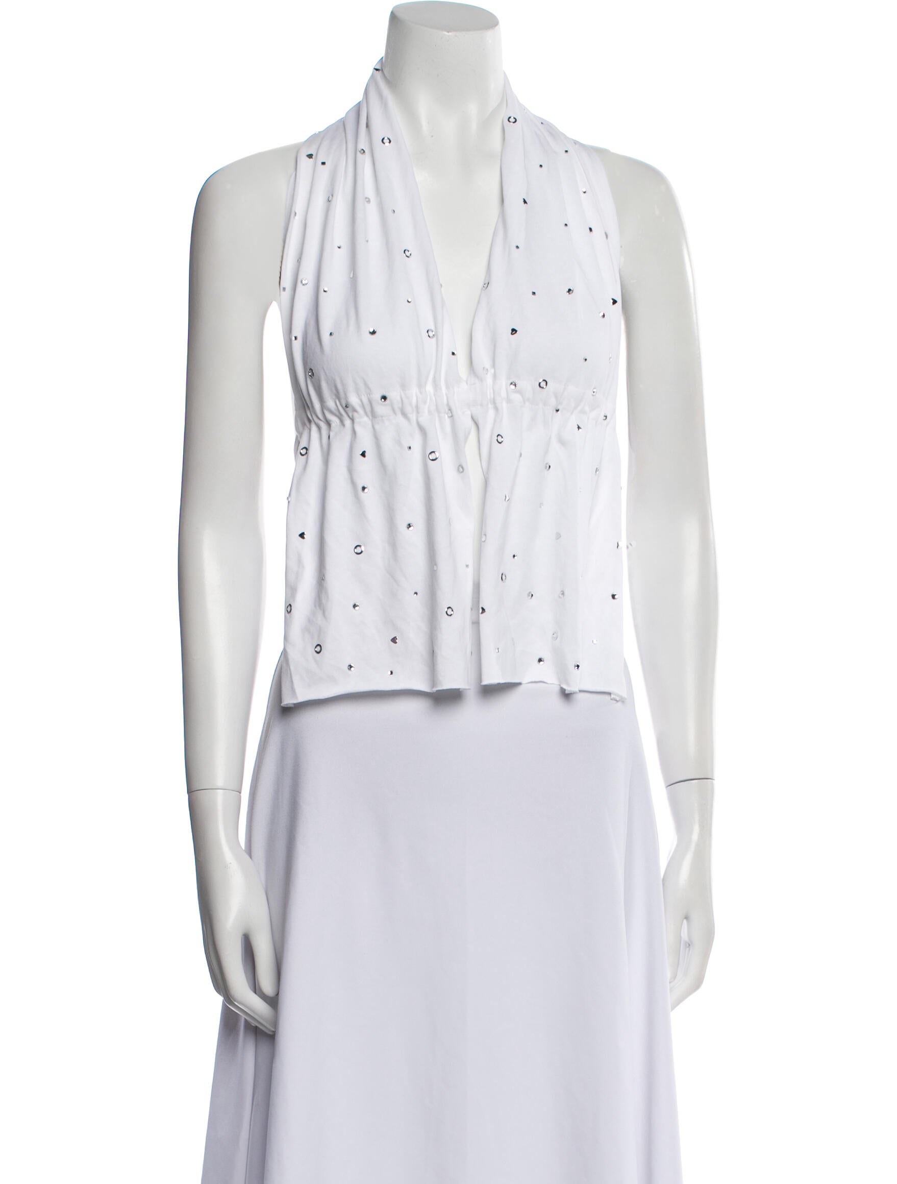 Gimaguas V-Neck Sleeveless Crop Top