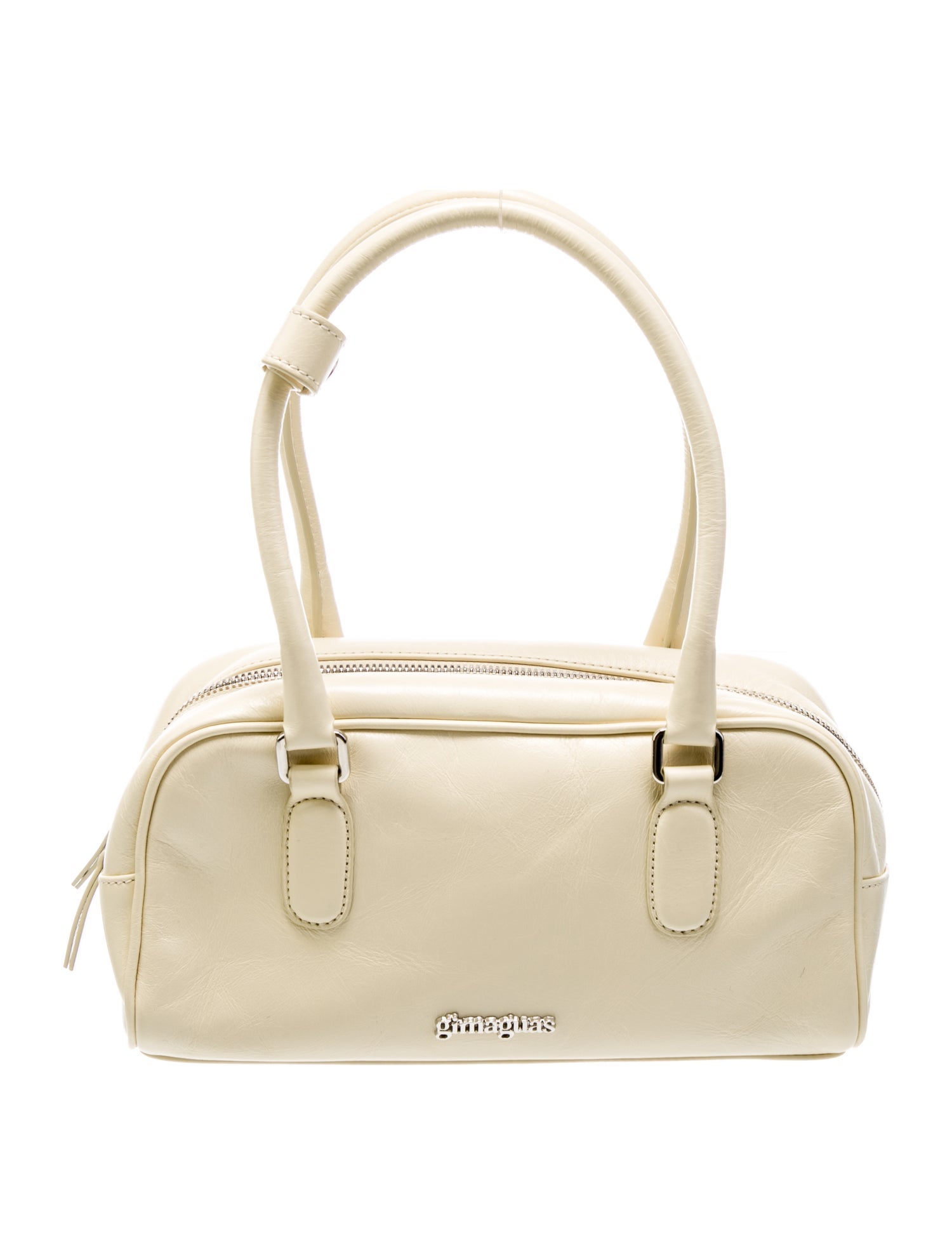 Gimaguas Leather Top Handle Bag
