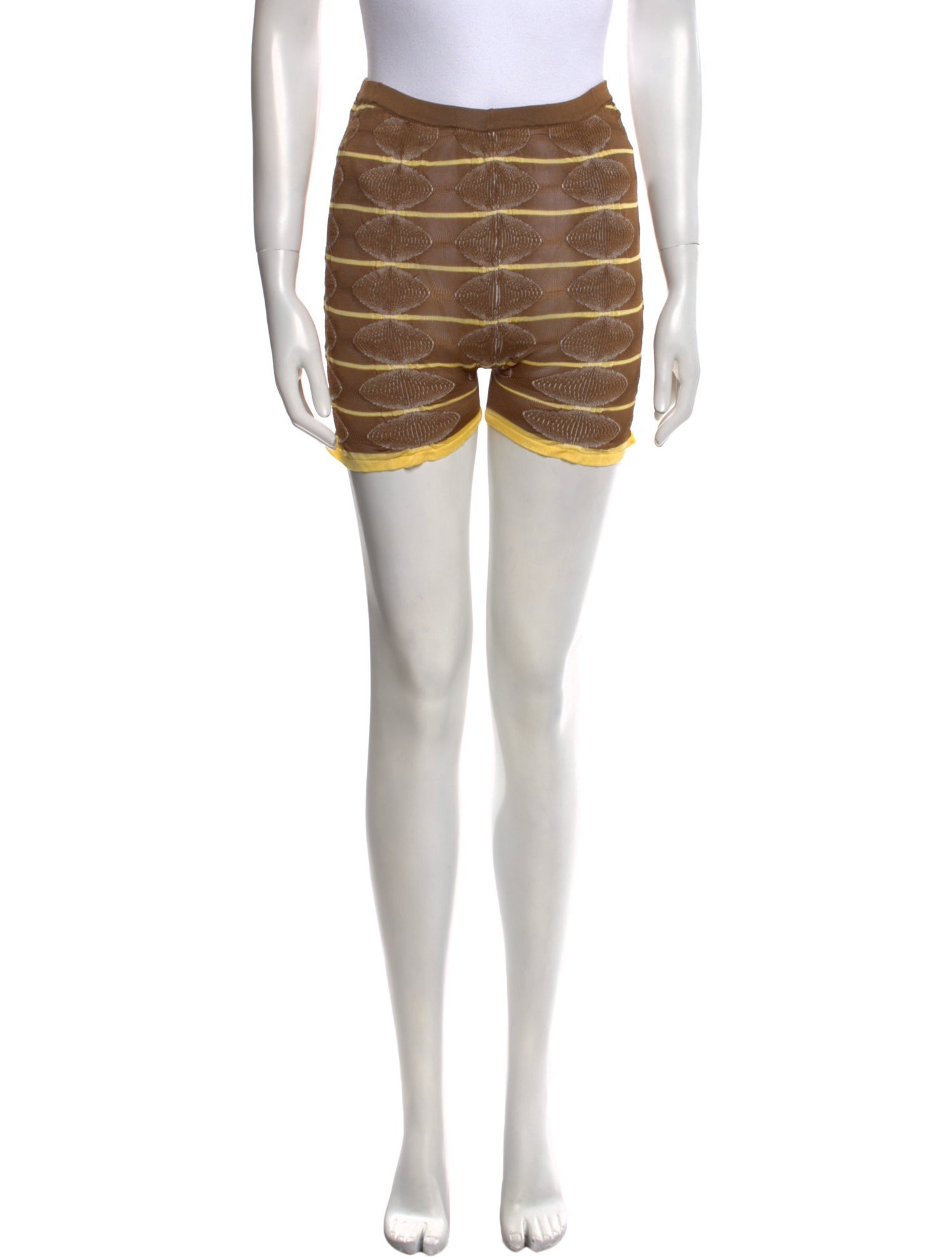 Gimaguas Striped Mini Shorts