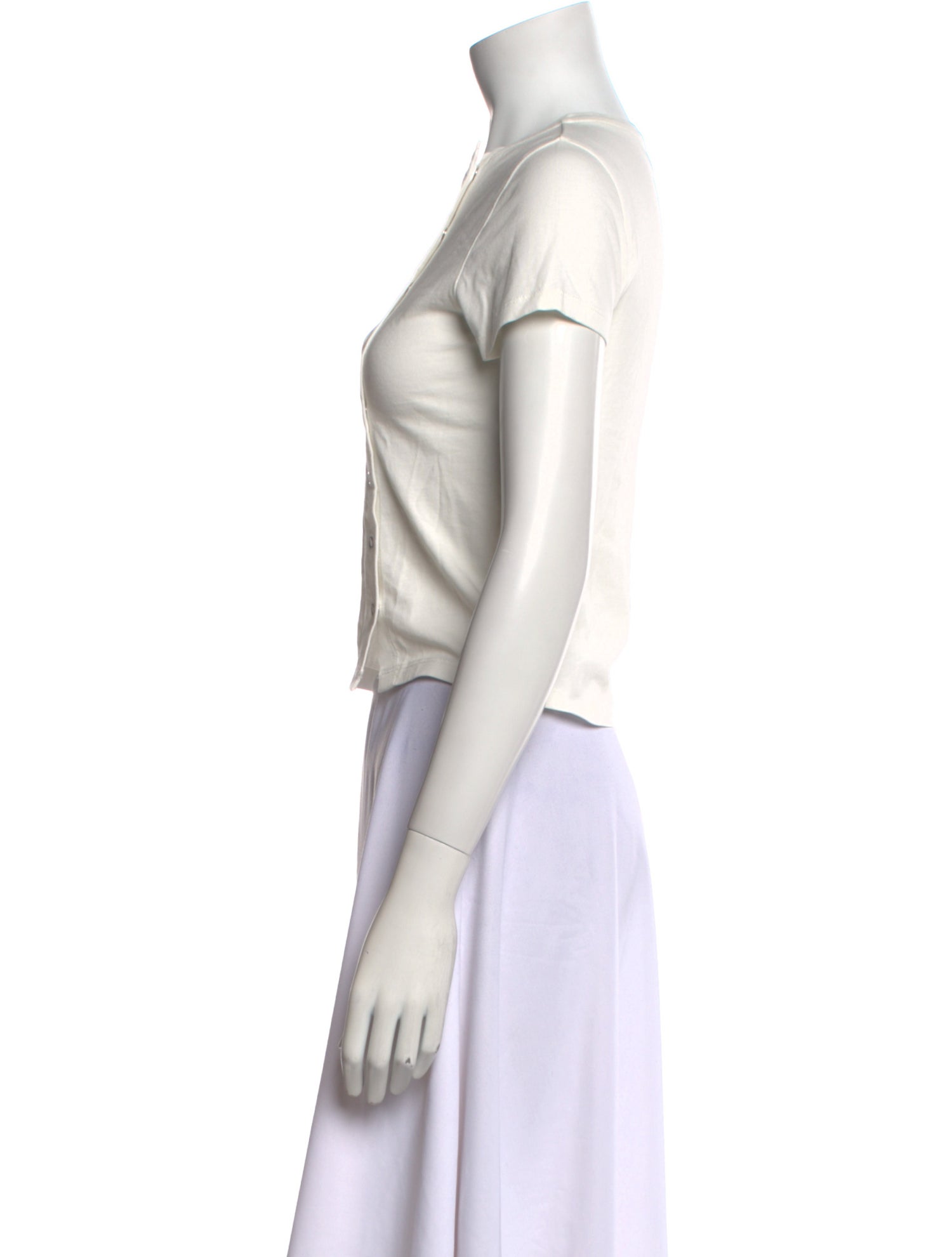 Gimaguas Crew Neck Short Sleeve Crop Top