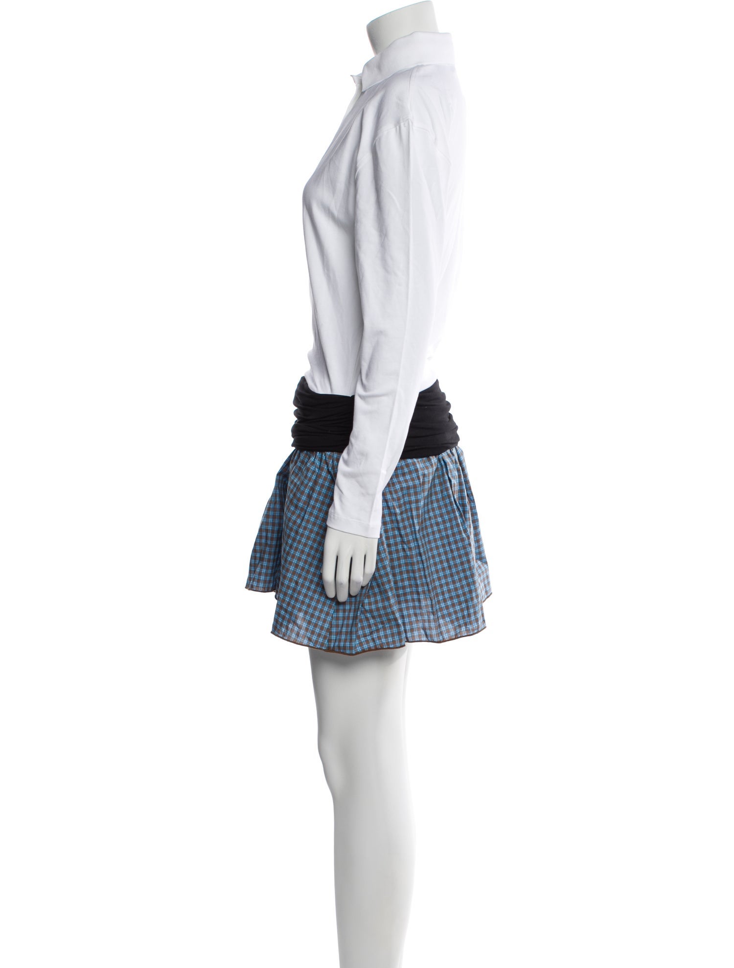 Gimaguas Plaid Print Mini Dress w/ Tags