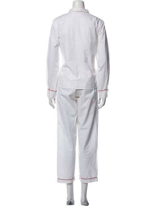 Gimaguas Patterned Eyelet Trim Pajamas