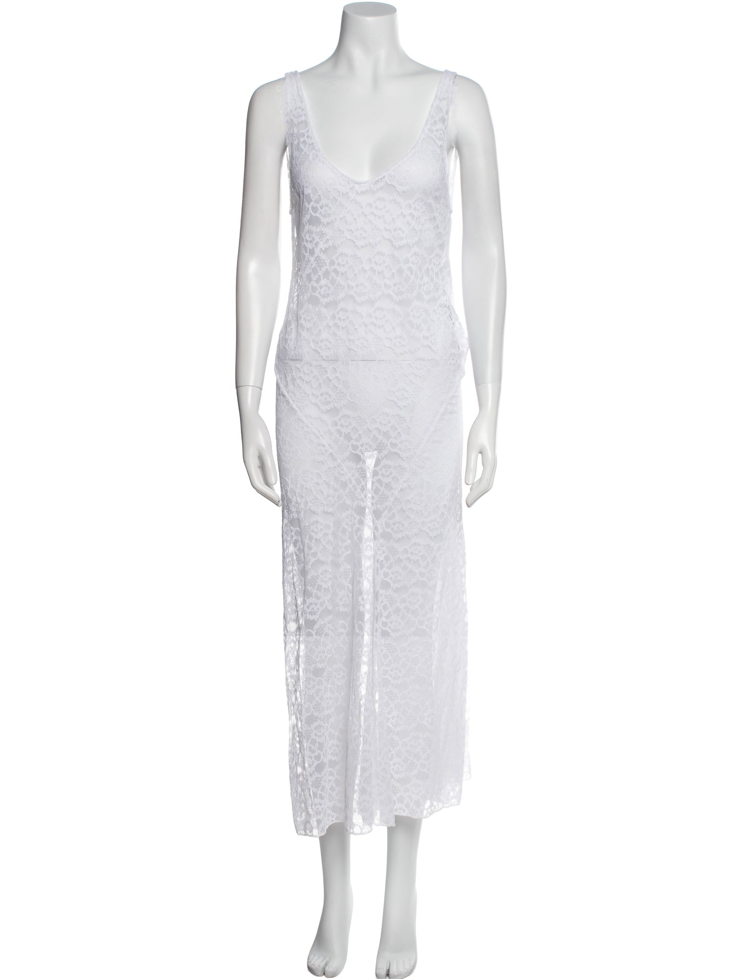 Gimaguas Lace Lace Trim Embellishment Nightgown