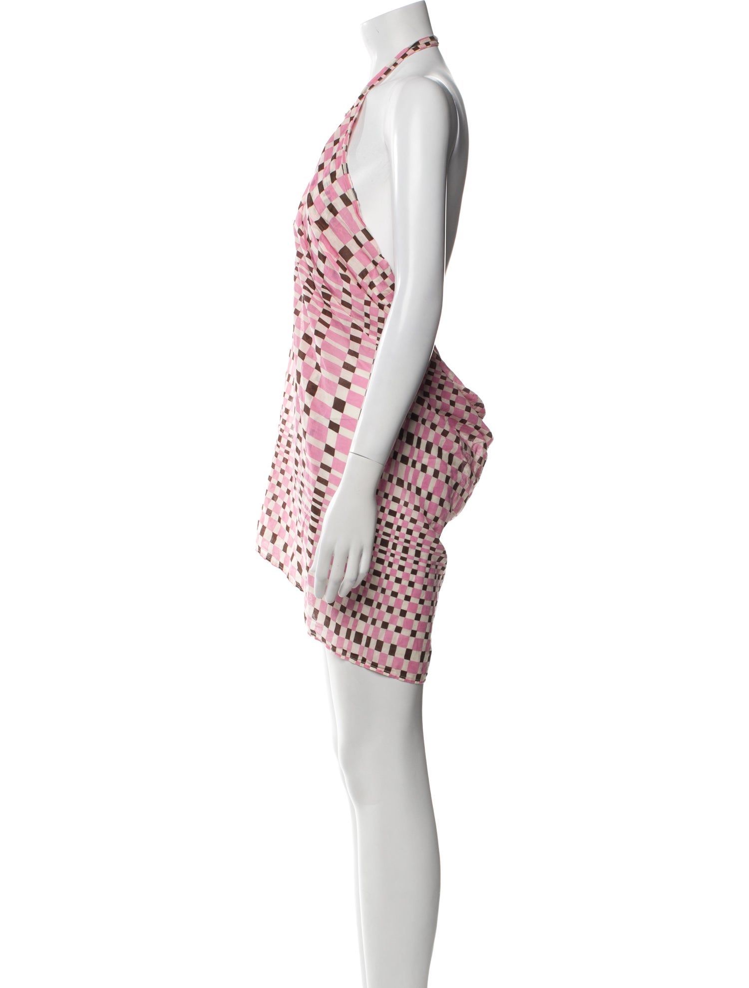 Gimaguas Plaid Print Cover-Up