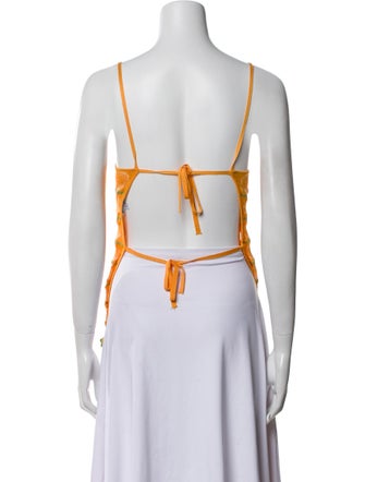 Gimaguas Printed Scoop Neck Top