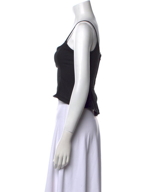 Gimaguas Square Neckline Sleeveless Crop Top