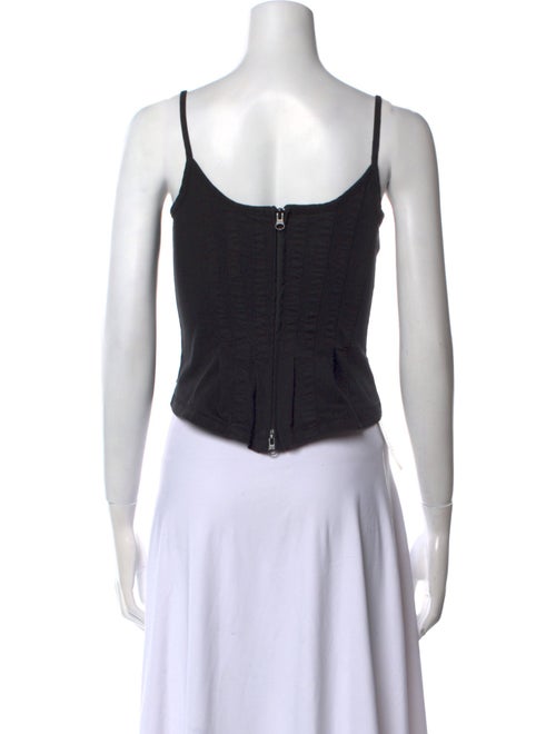 Gimaguas Square Neckline Sleeveless Crop Top