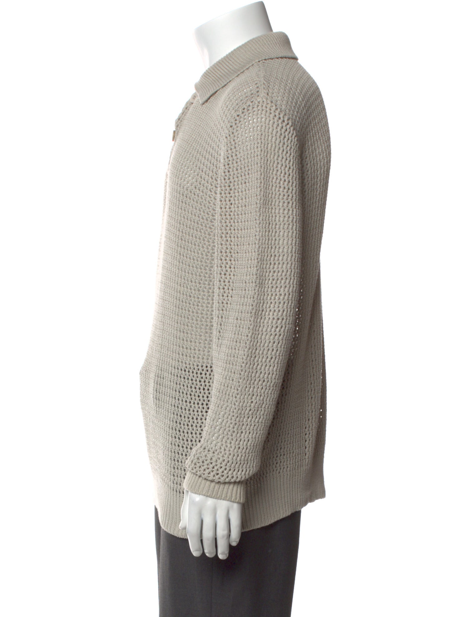 Gimaguas Mock Neck Long Sleeve Polo Sweater