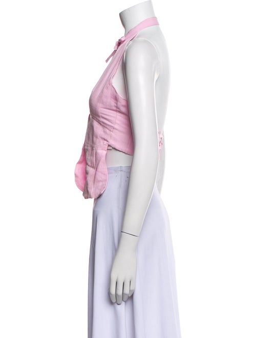 Gimaguas Halterneck Sleeveless Crop Top