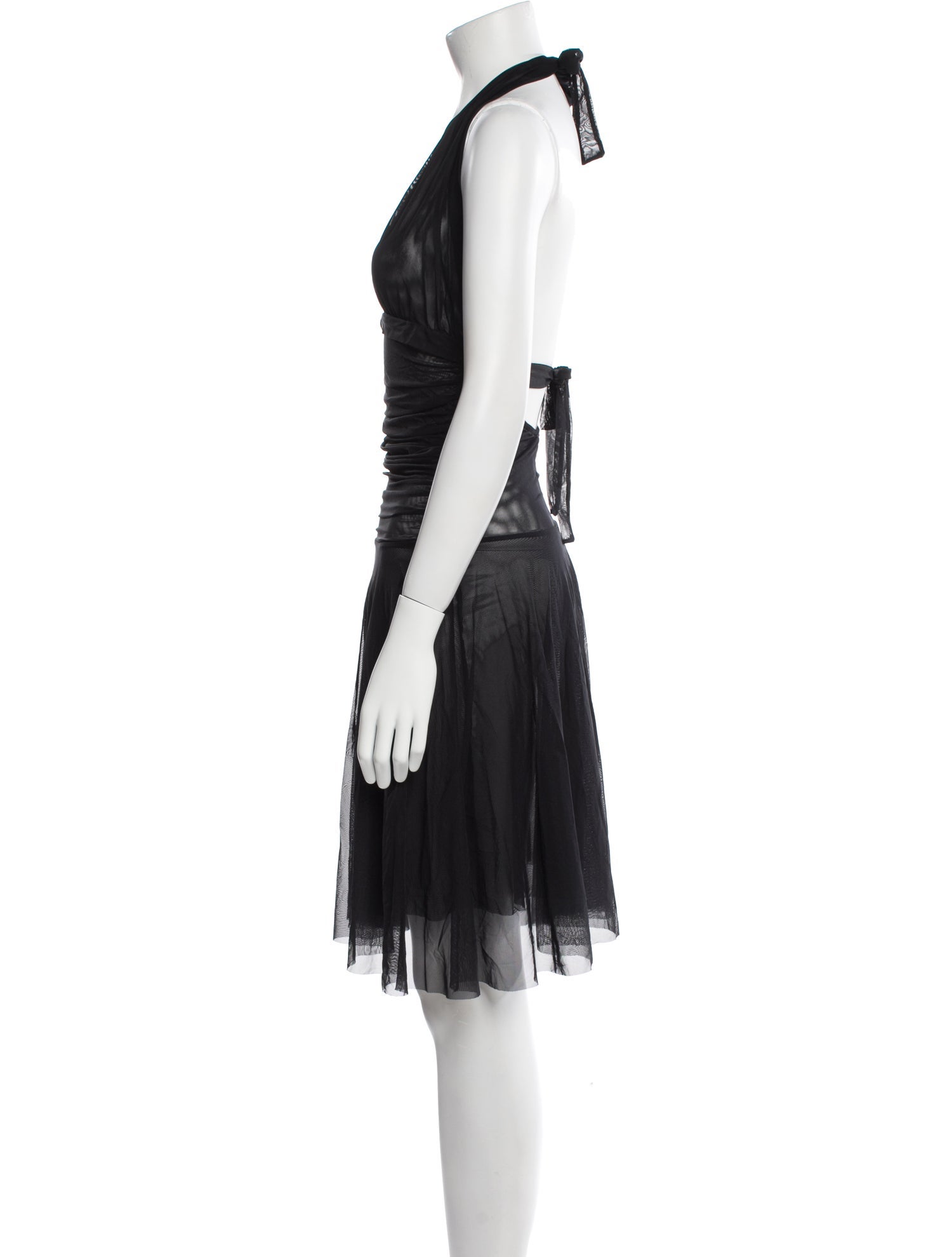 Gimaguas Halterneck Midi Length Dress