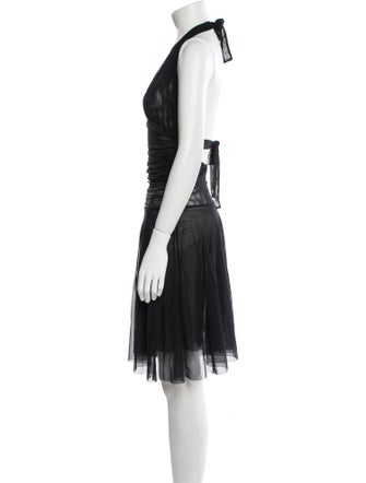 Gimaguas Halterneck Midi Length Dress