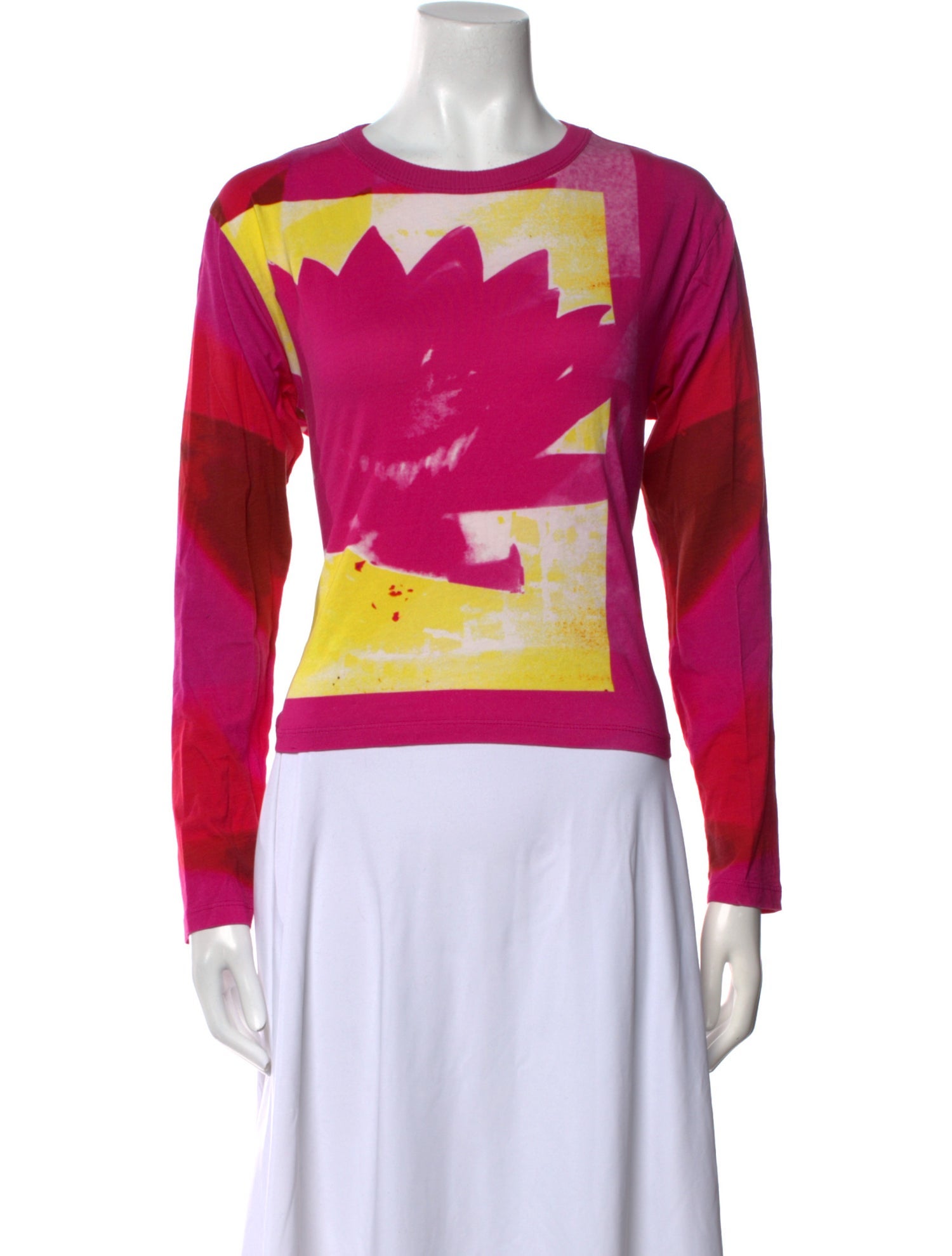 Gimaguas Graphic Print Crew Neck Top