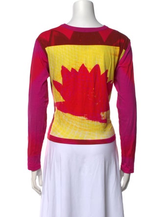 Gimaguas Graphic Print Crew Neck Top