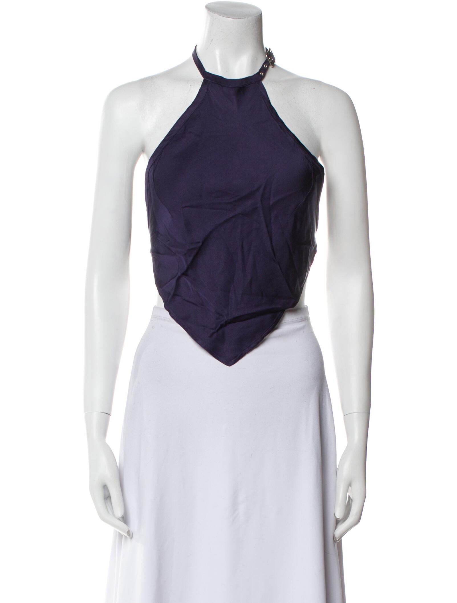 Gimaguas Halterneck Sleeveless Crop Top w/ Tags