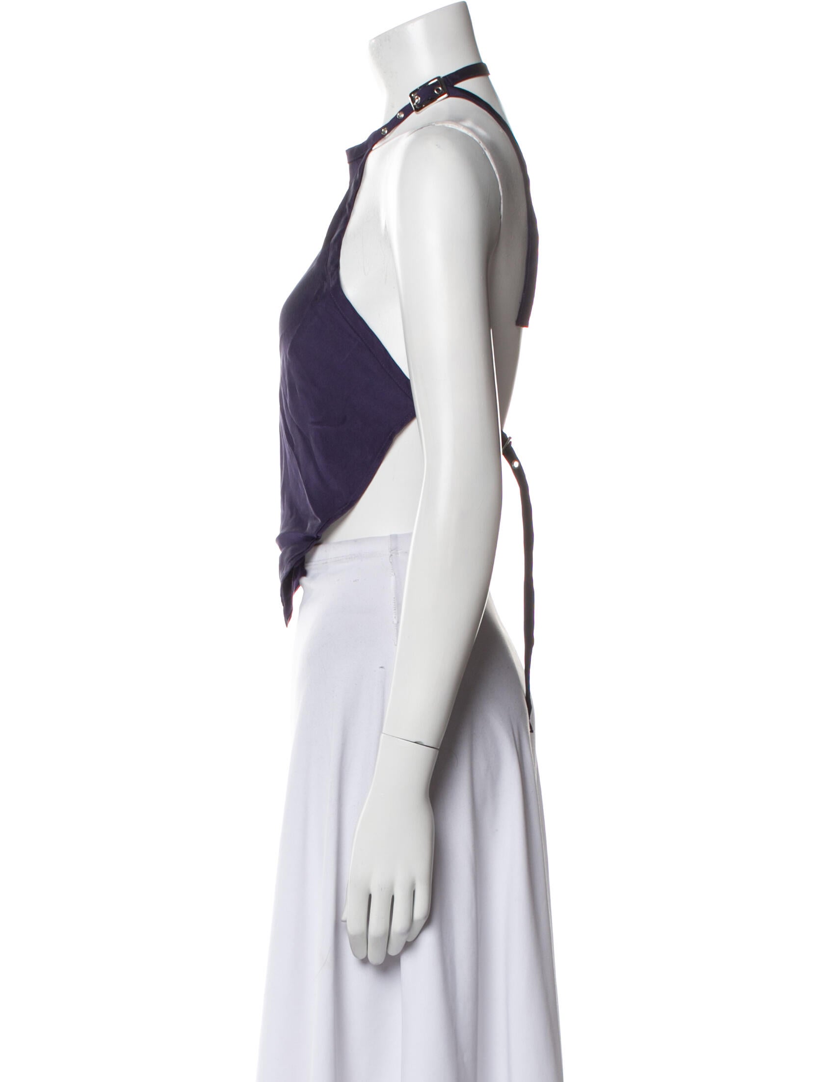 Gimaguas Halterneck Sleeveless Crop Top w/ Tags