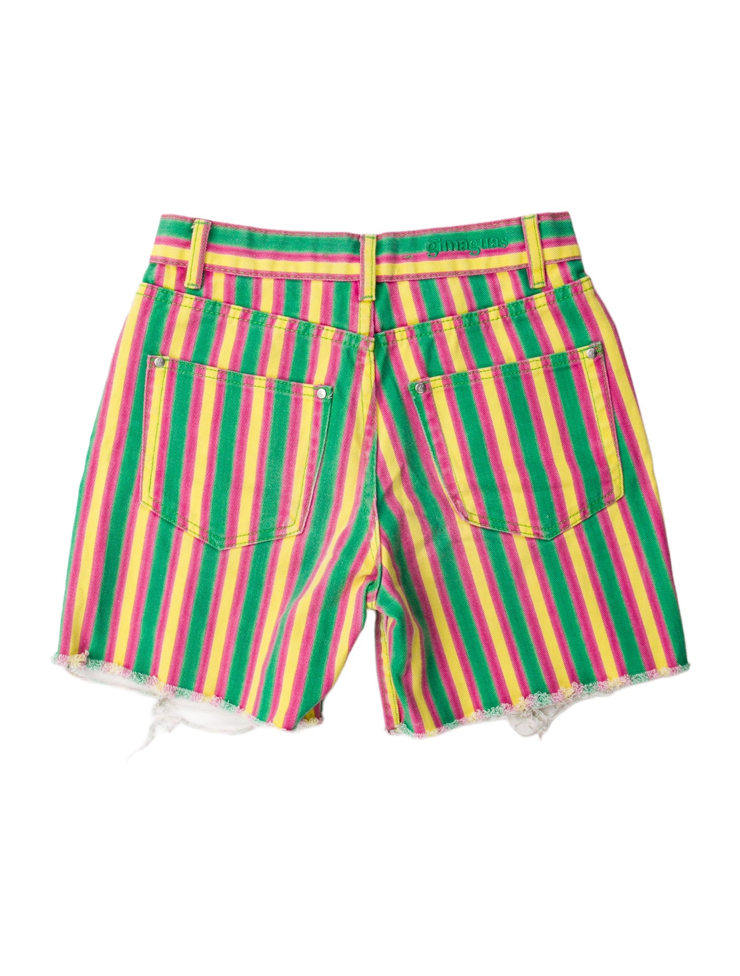 Gimaguas Striped Mini Shorts
