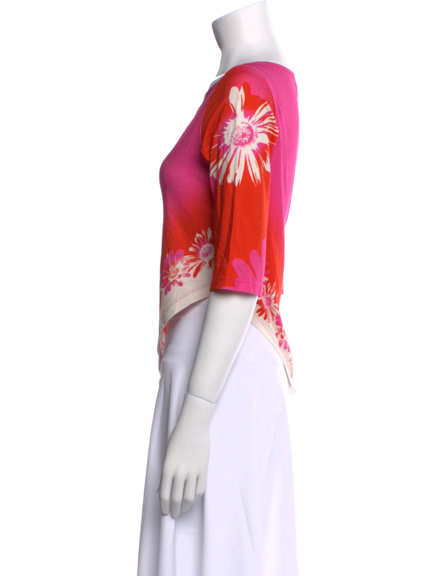 Gimaguas Printed Bateau Neckline T-Shirt