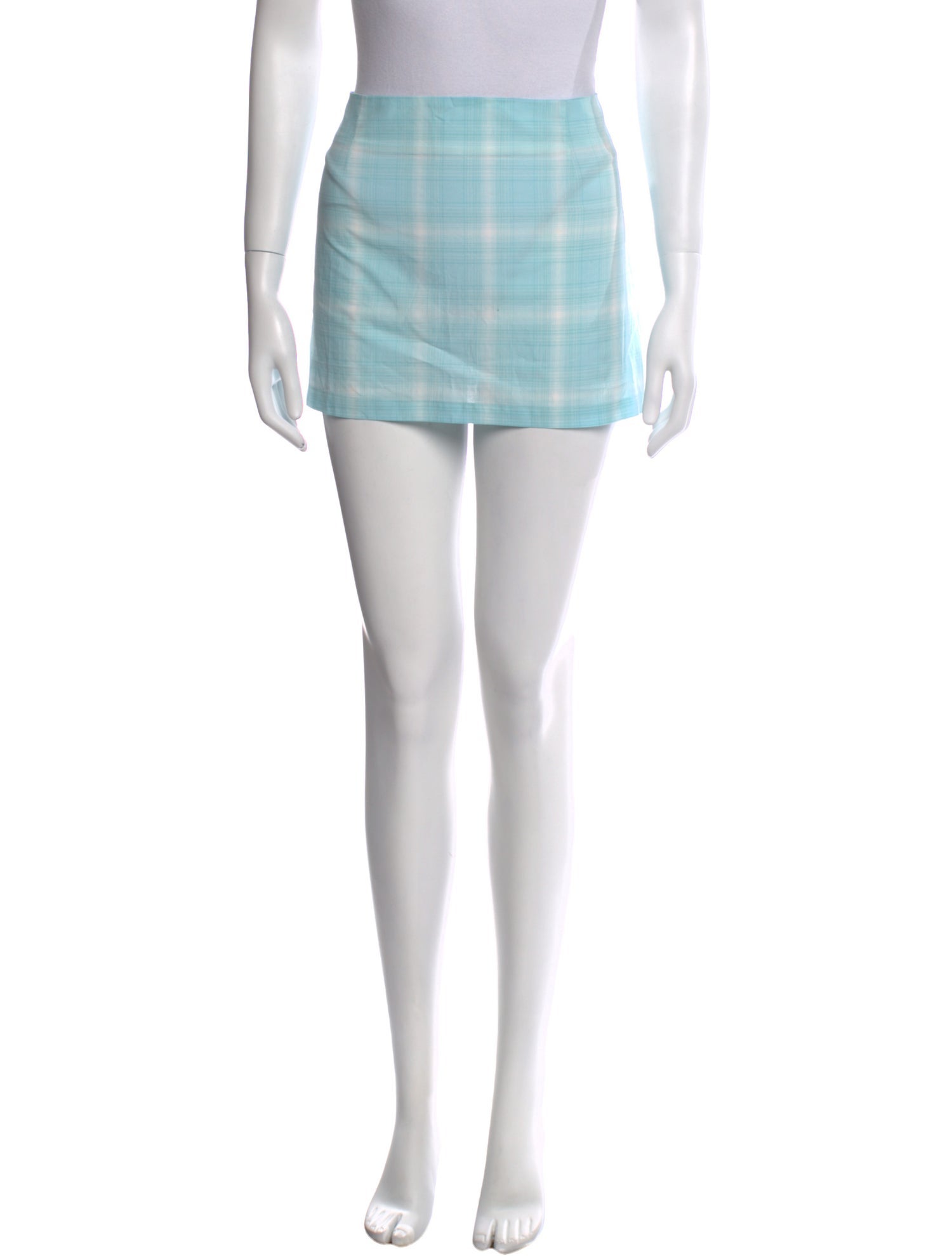 Gimaguas Plaid Print Mini Skirt w/ Tags