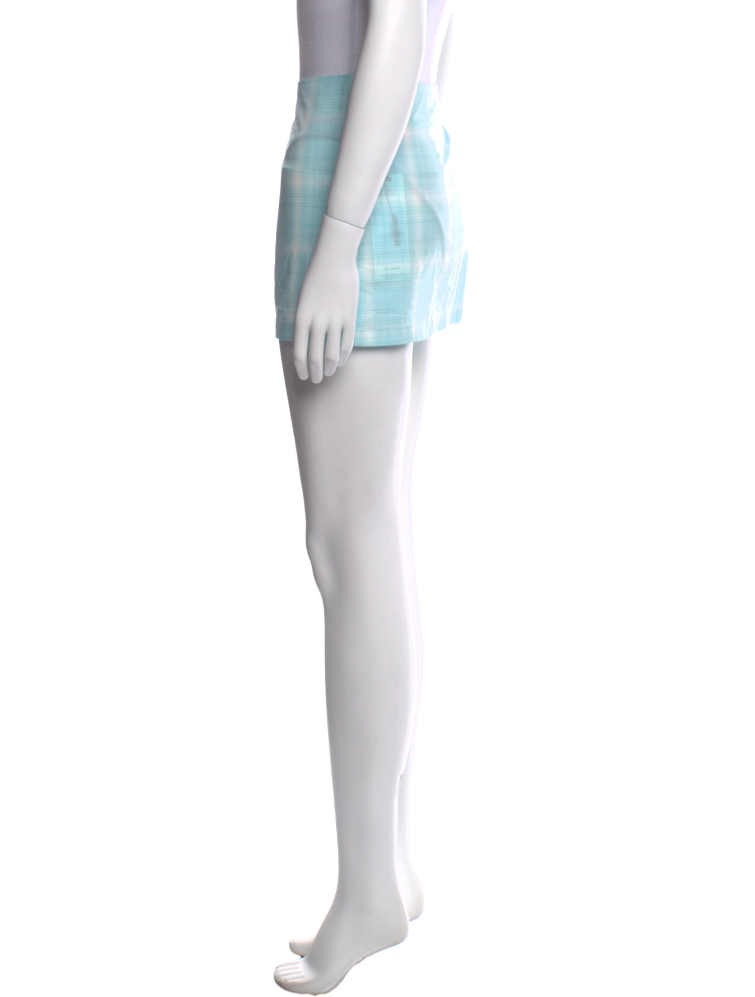 Gimaguas Plaid Print Mini Skirt w/ Tags