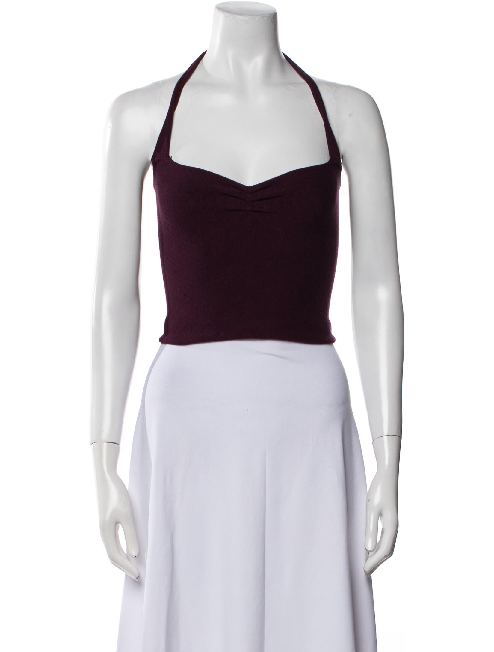 Gimaguas Halterneck Sleeveless Crop Top