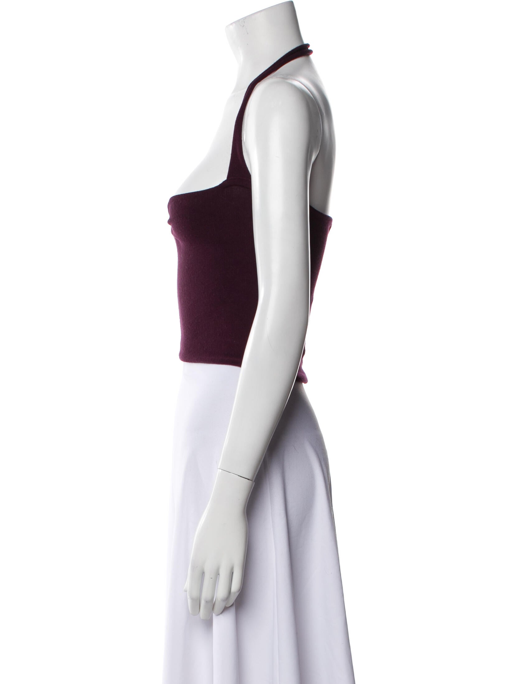 Gimaguas Halterneck Sleeveless Crop Top