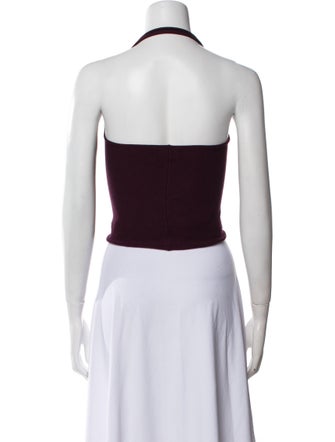 Gimaguas Halterneck Sleeveless Crop Top