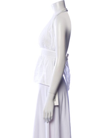 Gimaguas V-Neck Sleeveless Crop Top