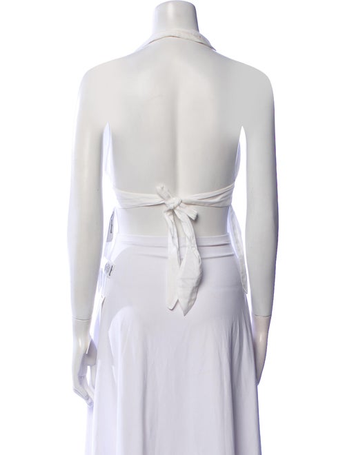 Gimaguas V-Neck Sleeveless Crop Top