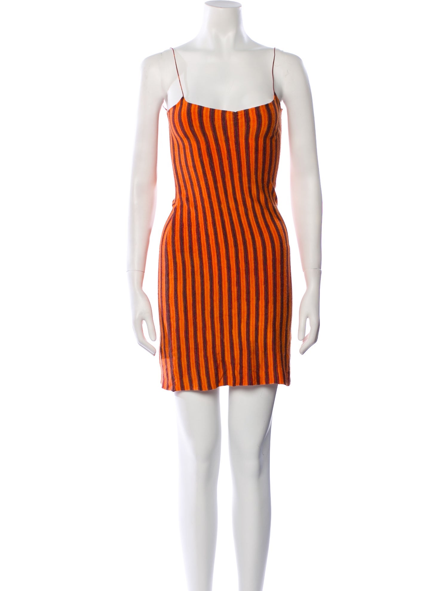 Gimaguas Striped Square Neckline Tunic