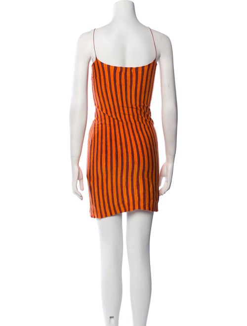 Gimaguas Striped Square Neckline Tunic