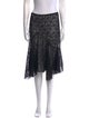 Gimaguas Lace Pattern Knee-Length Skirt