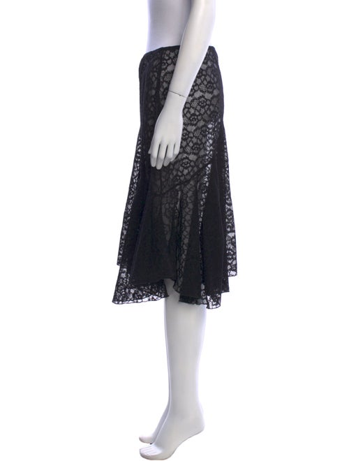 Gimaguas Lace Pattern Knee-Length Skirt
