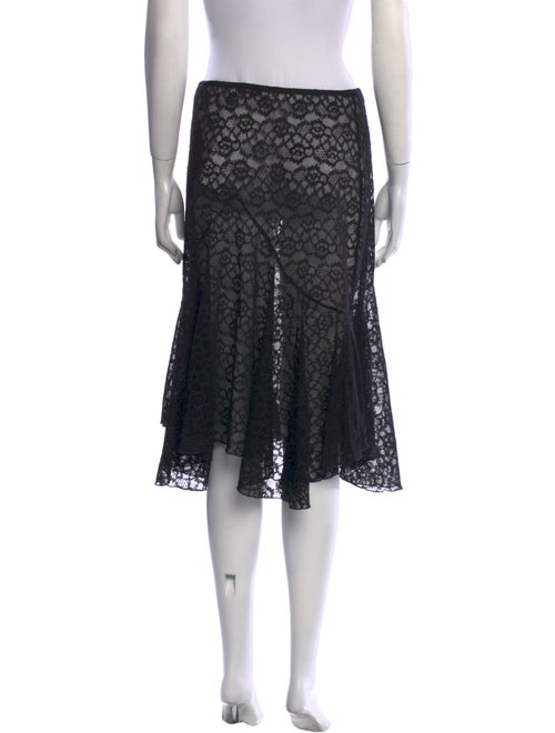 Gimaguas Lace Pattern Knee-Length Skirt